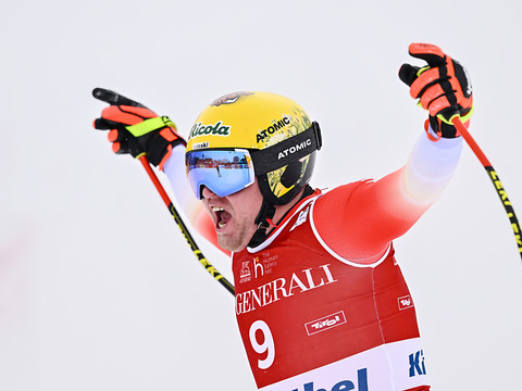 Descente de Kitzbühel: Hintermann 3e, Kriechmayr s'impose