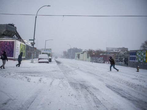 Froid polaire historique outre-Atlantique