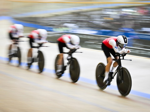 CE à Granges: un record pour l'équipe de Suisse de poursuite dames