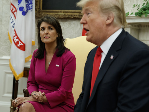 La républicaine Nikki Haley candidate à la présidentielle américaine de 2024