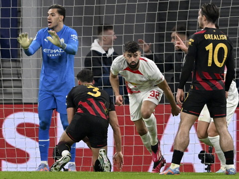 Ligue des champions: 1-1 entre Leipzig et Manchester City