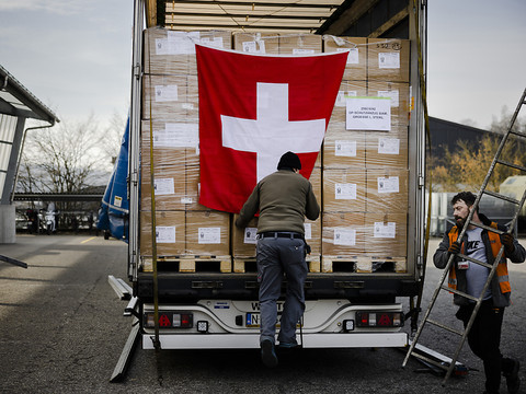 Aide à l'Ukraine: l'un des plus grands engagements de la Suisse