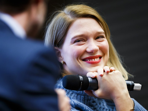 Léa Seydoux et Jeremy Irons aux Rencontres 7e Art à Lausanne
