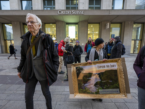 La Grève du climat manifeste contre les centrales de réserve