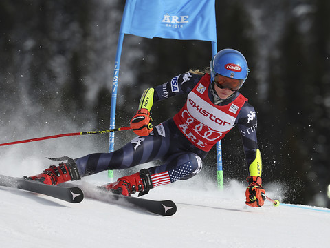 Géant d'Are: Shiffrin tout près d'égaler Stenmark