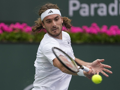 Stefanos Tsitsipas à la trappe
