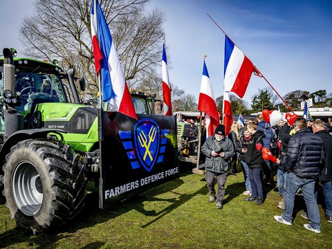 Très grande mobilisation des agriculteurs aux Pays-Bas