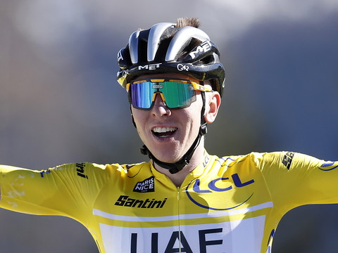 Tadej Pogacar remporte Paris - Nice dès sa première participation