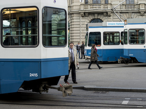 Anciens trams zurichois prêts à la livraison à Vinnytsia (UKR)