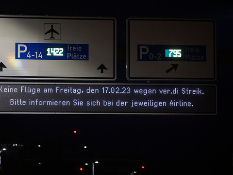 Les voyageurs suisses invités à éviter l'Allemagne lundi, en grève