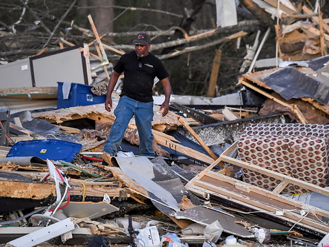 Le Mississippi dévasté par des tornades, au moins 25 morts