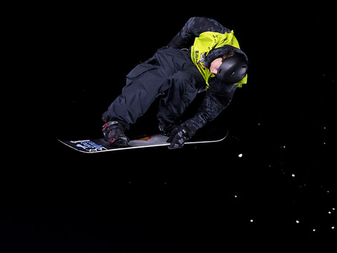 Moritz Boll 9e en slopestyle à Silvaplana