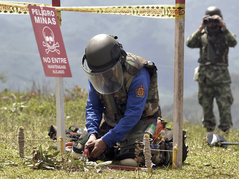 Plus de 12'300 victimes de mines en trois décennies en Colombie