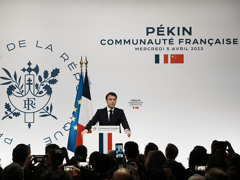 Macron à Pékin en quête d'une lueur d'espoir sur l'Ukraine