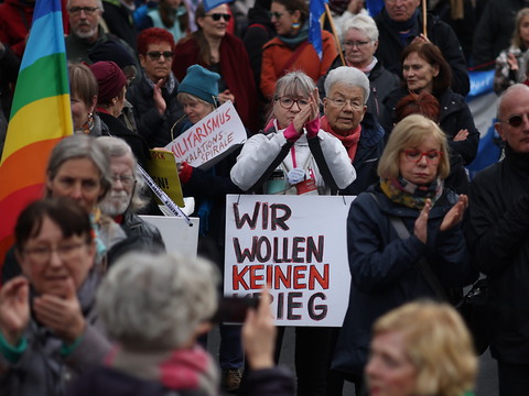 Marches pour la paix en Allemagne pour le week-end pascal