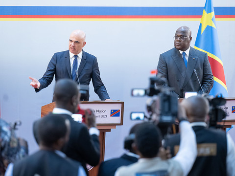 Alain Berset plongé cinq jours dans les difficultés de la RDC