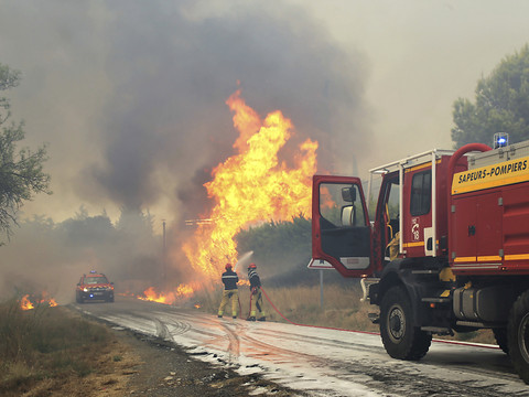 Le premier grand incendie de l'année maîtrisé en France