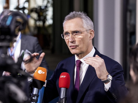 Le secrétaire général de l'Otan en visite surprise à Kiev