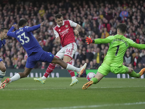 Trois passes décisives de Xhaka pour un Arsenal dominant