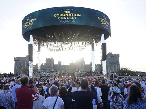 Concert géant devant le château de Windsor