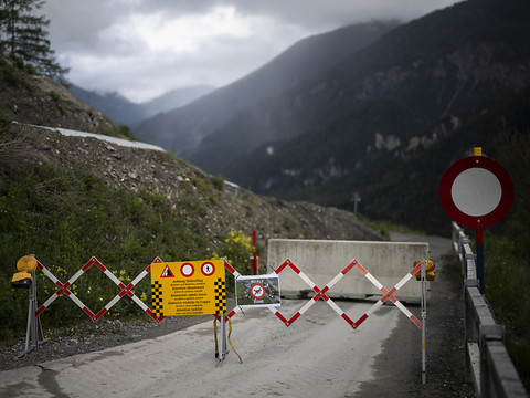 Le village de Brienz a été évacué