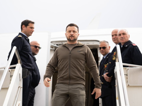 Le président ukrainien annonce être arrivé en Allemagne