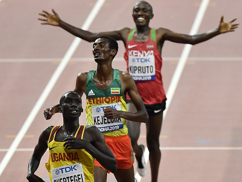 Le Kényan Rhonex Kipruto suspendu provisoirement pour dopage