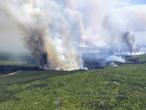 Incendies dans l'ouest canadien: la pluie tant espérée arrive
