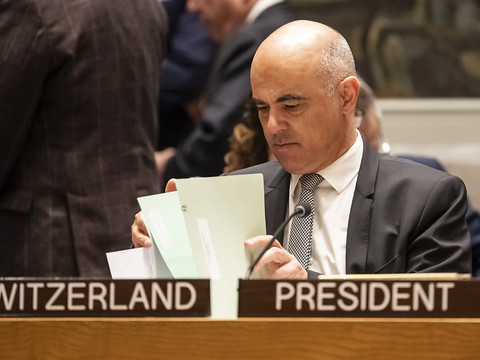 La présidence suisse du Conseil 
