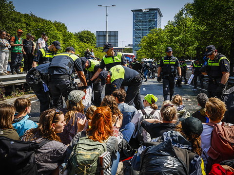 Manifestation pour le climat aux Pays-Bas: plus de 1500 interpellés