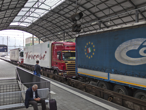 Soutien aux camions sur le rail jusqu'en 2028