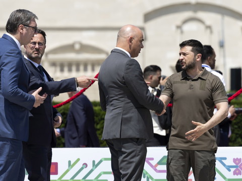 Sommet européen: Alain Berset rencontre Volodymyr Zelensky