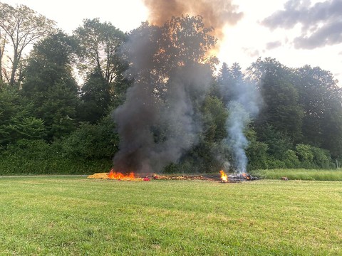 Sept personnes blessées dans l'incendie d'un ballon à Hünenberg ZG
