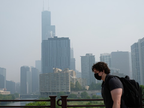 L'air à nouveau pollué aux Etats-Unis à cause des feux canadiens