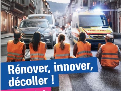 Le PLR utilise une affiche de campagne créée par l'IA