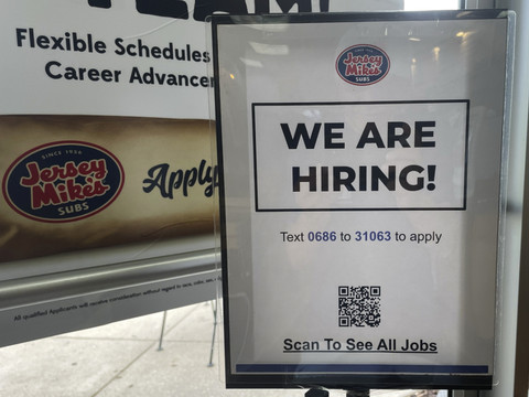Moins d'emplois créés que prévu aux Etats-Unis