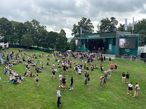 Les festivaliers montent au Gurten pour le 40e Festival