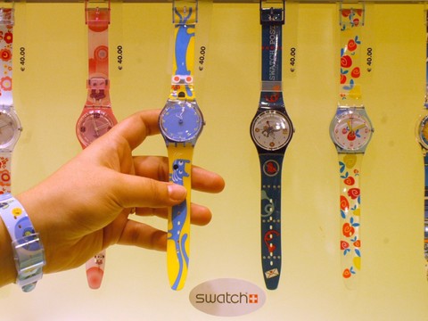 Swatch progresse fortement au premier semestre