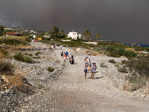 Le voyagiste TUI suspend ses vols touristiques vers Rhodes