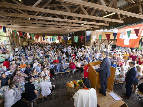 Brunch à la ferme du 1er août: succès en vue et invités de marque