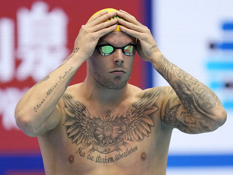 Chalmers sacré sur 100 m libre, Popovici encore battu