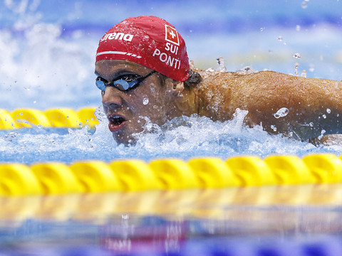 Ponti qualifié pour la finale avec le 8e temps