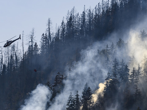 Soutien extra-cantonal pour les pompiers à Bitsch (VS)