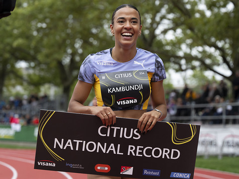 Ditaji Kambundji bat deux fois le RS du 100 m haies