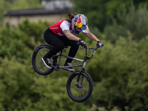 Ducarroz sortie en qualifications du BMX