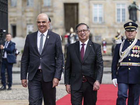 Berset rencontre le président colombien Gustavo Petro