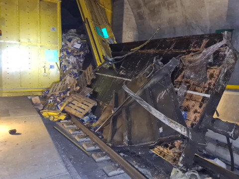 Le déraillement au Gothard provoqué par le bris d'une roue