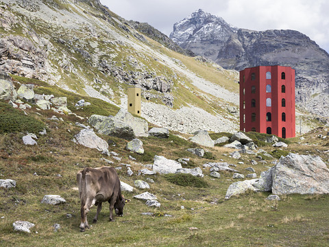 La Tour d'Origen, au col du Julier, va être démolie