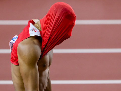 Jason Joseph 7e de la finale du 110 m haies