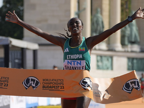 Marathon dames: Historique doublé éthiopien
